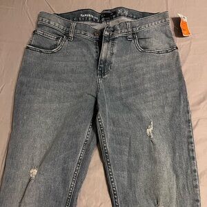 INC International Concepts Men's Distressed Gray Jeans